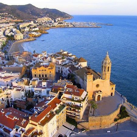Marina Beach Aiguadolc Sitges Bagian luar foto