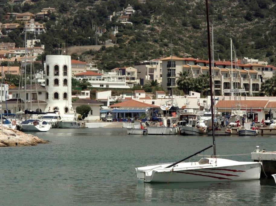 Marina Beach Aiguadolc Sitges Bagian luar foto